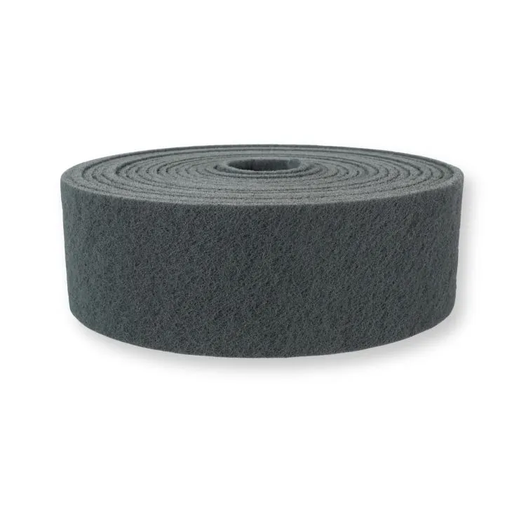 Rollo de lija fibra no tejida verde